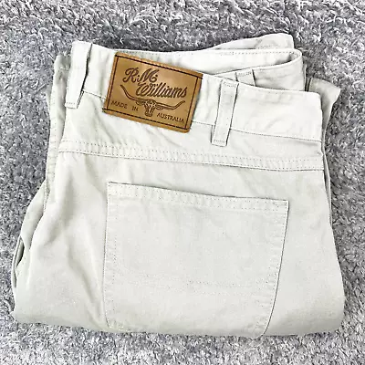 RM Williams Jeans Size W38R Mens Made In Australia Lightweight Cotton Country • $38
