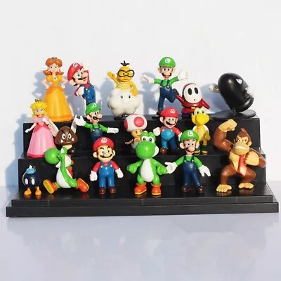 18 Pcs Super Mario Mini Figure Cute Toys Doll Action Figures Collection Gift NEW • £11.33