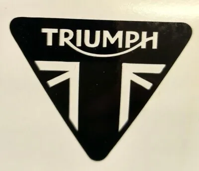 Triumph Sticker Pair Pannier Sidecar Tank Panel Vinyl Cutout • £3.99