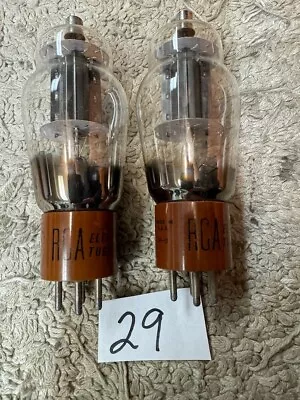 2 RCA 807 Military Grade Ham Radio Transmitter Amplifier Receiver Tubes Lot # 29 • $5