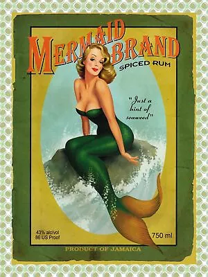 8837.Decoration Poster.Home Room Interior Art Print.Sexy Pinup Mermaid.Decor Art • $46