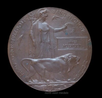 £89.99 • Buy WW1 Memorial Death Plaque 'James Robertson'