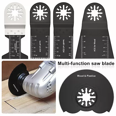 $15.72 • Buy 5X Oscillating Multi Tool Saw Blades For Dewalt Makita Carbide Metal Blade  Set