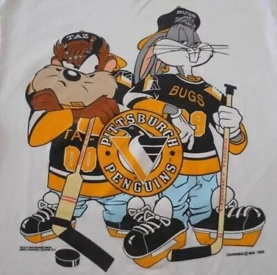 BIG SALE!!! Vintage Pittsburgh Penguins Funny Hockey T-shirt  S-5XL • $23.99