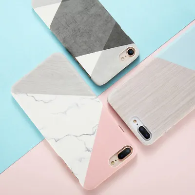 $3.99 • Buy For IPhone 8 7 Plus Case Marble Slim Thin Cute Shockproof Bump Cover