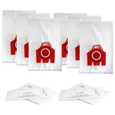 2X(6Pack Replacement FJM 3D Efficiency Dust Bag For Miele S200S300S600S48465 • £21.59