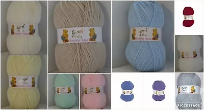 Woolcraft Jarol  Rambler Aran Wool Yarn 100g 8 Colours Knitting Crochet Crafts • £2.25