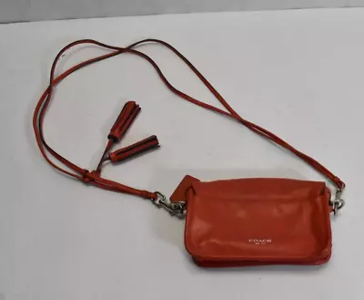 Coach Legacy Penny Leather Red Crossbody Small Shoulder Bag 19914 • $79.99