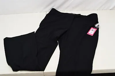 NWT Vince Camuto Essentials Dress Pants Rich Black Size 10 • $15.99