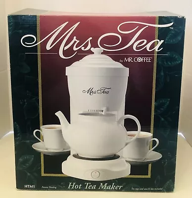 New ~ Vintage Mrs Tea Mr Coffee Hot Tea Maker HTM1 ~ 6 Cup 30 Oz  ~ Open Box Pot • $129.95