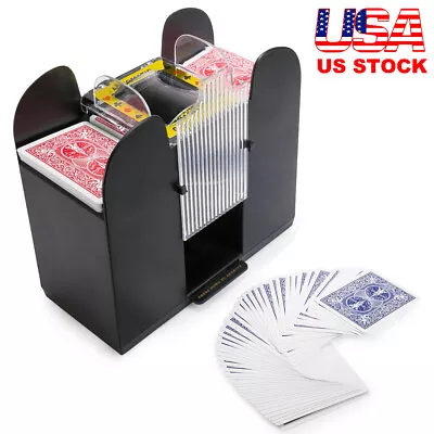 6-Deck Automatic Battery Operated Cards Shuffler Casino • $19.99
