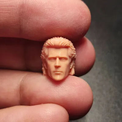 1/18 Scale The Lethal Weapon Mel Gibson Head Sculpt Unpainted Fit 3.75  Figure • $11.99