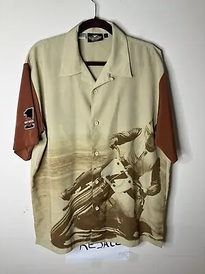 Harley Davidson Men's Button Up Short Sleeve Shirt Size L HD Motorcycles • $29.99