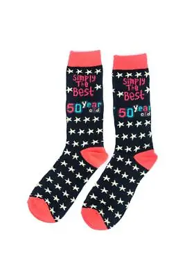 50Th Birthday Gifts Socks For Grandad Uncle 50 Year Old Daddy Mum Auntie Present • £4.49