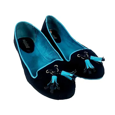 Unlisted Women's Slip On Shoes Size 7M Blue Flats Slipper • $20.40