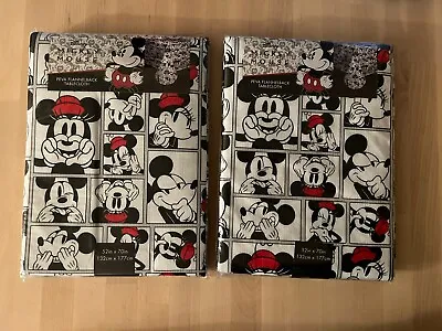 Disney PEVA FLANNELBACK Tablecloth With Mickey And Minnie 52”x70” - New • $18