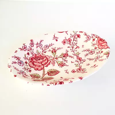 Johnson Bros Rose Chintz Gravy Underplate Under Plate ONLY Or Relish Dish • $18.69