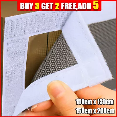 Large Window Screen Net Mesh Insect Bug Mosquito Fly Moth Door Netting Household • £3.01