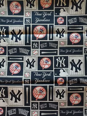  New York Yankees 100% Cotton Fabric ***one Yard*** • $18