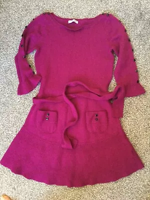 £4 • Buy Nougat London Cerise Knitted Short Dress Size 12