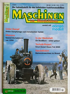 Maschinen Im Modellbau 2 / 2001 German Model Engineering Magazine • $4.97