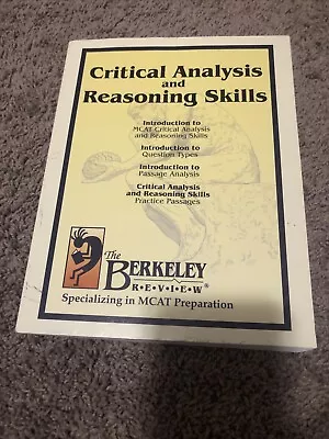 The Berkeley Review MCAT Preparation Critical Analysis/Reasoning Skills • $59.99