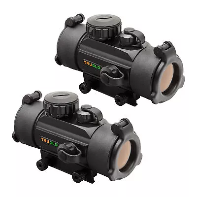 TruGlo Red Dot Traditional Standard Mount Crossbow Tri Dot Sight Black (2 Pack) • $101.99