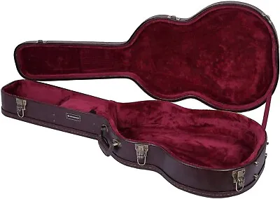 Crossrock 4/4 Full Size Classical Guitar Case Arch-top Vintage Brown Hardshell • $124.99
