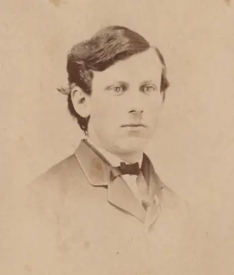 1860s CDV Photo~CIVIL WAR Era YOUNG MAN~Photographer TYSON Bros. ~Gettysburg PA • $39.99