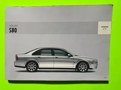 2004 Volvo S80 Factory Owners Manual *OEM* • $12.95