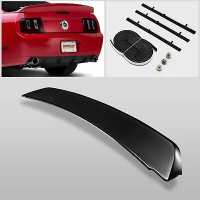 For 05-09 Ford Mustang GT500 Duck Tail Style GLOSS Black Rear Trunk Spoiler Wing • $75.38