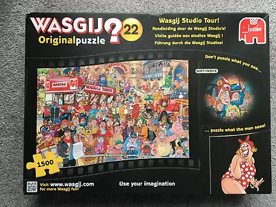 1500pc WASGIJ? ORIGINAL PUZZLE 22 - WASGIJ STUDIO TOUR! - COMPLETE • £2.50
