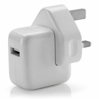 Original Apple USB Charger 10W Charging Power Adapter Plug Block For IPad IPhone • £11.98