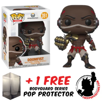 $17.95 • Buy Funko Pop Overwatch Doomfist #351 Vinyl Figure + Free Pop Protector