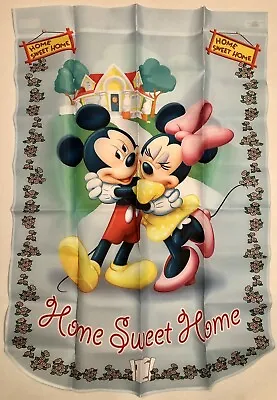 Disney Mickey Minnie Home Sweet Home House Large Yard Flag New • $44.87