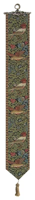 £110.85 • Buy Birds Belgian Woven Floral William Morris Tapestry Bell Pull NEW