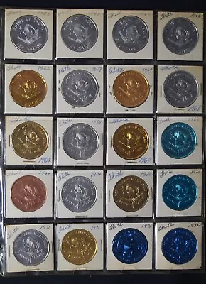 37 Mardi Gras Krewe Of Thoth Doubloons From 1963 - 1976  • $9.99