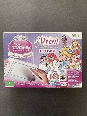Nintendo Wii Disney Princess Enchanting Storybooks UDraw Game Tablet Gift Pack • $75