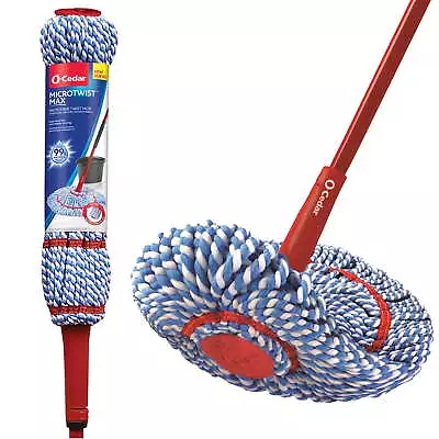 O-Cedar MicroTwist MAX Microfiber Mop Removes 99% Of Bacteria With Just Water • $16.77