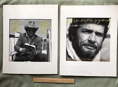 Original Merle Haggard Autographed And Written Original Mock Album Cover • $899