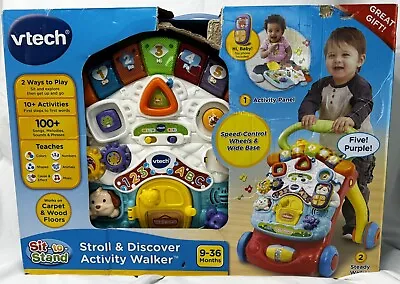 New Vtech Stroll And Discover Activity Walker 9-36 Months Baby Educational Toy • $27.09