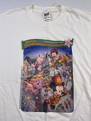 Vintage 2000 Macys Thanksgiving Day Parade  T-shirt XL Mickey McDonald’s Dragon • $149.99