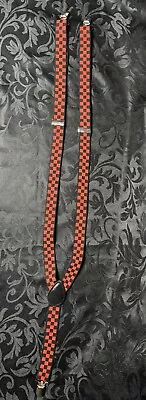 Men's BRACES SUSPENDERS FANCY DRESS SUITS Stripe Checked Braces • £2