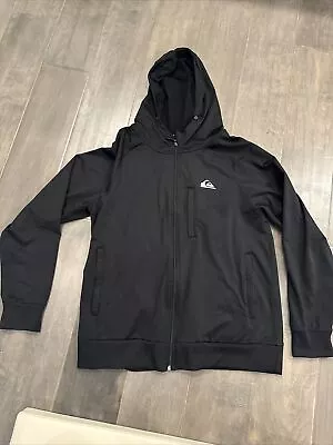 Quiksilver Performance Mens Full Zip Hoodie Jacket Sweater- Size Small • $1