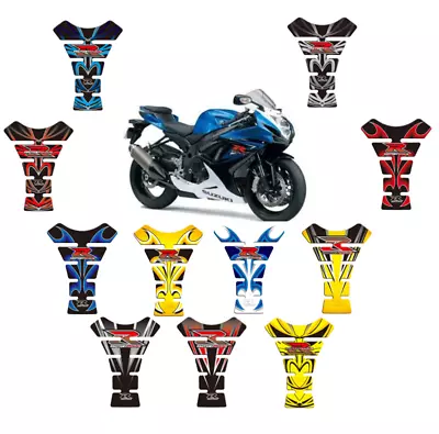 3D Gel Fuel Tank Pad Protector Decal Sticker For Suzuki GSX-R GSXR 600 750 1000 • $16.82