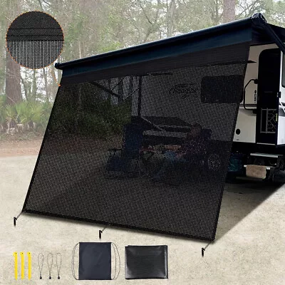 US 90% UV RV Awning Sun Shade Privacy Screen Complete Kit Various Size • $66.86