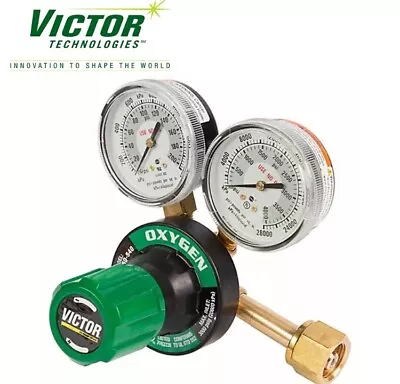 Victor 0781-9433 G350-150-540 Oxygen Heavy Duty Single Stage Regulator CGA 540V • $134.99