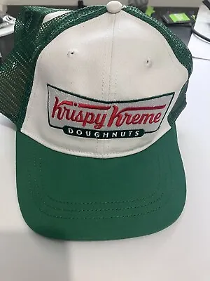 Krispy Kreme Doughnuts Trucker Hat Cap Green/White (cotton) New NWT KK117234 • $20