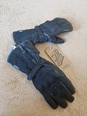 Held Clear Vision Ladies Gore-Tex Leather Motocycle Motobike Gloves Black D5 • $149.31