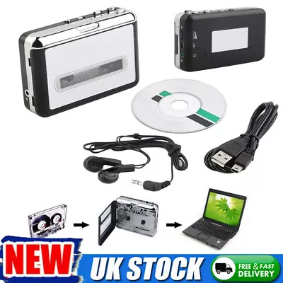£22.99 • Buy Tape To PC USB Cassette + MP3 CD Converter Capture Digital Audio Music Player